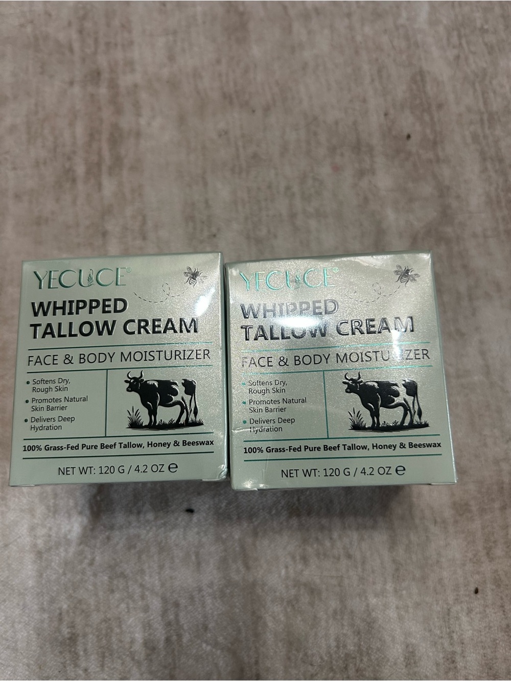 Whipped Tallow Cream Face & Body Moisturizer - Mint Green